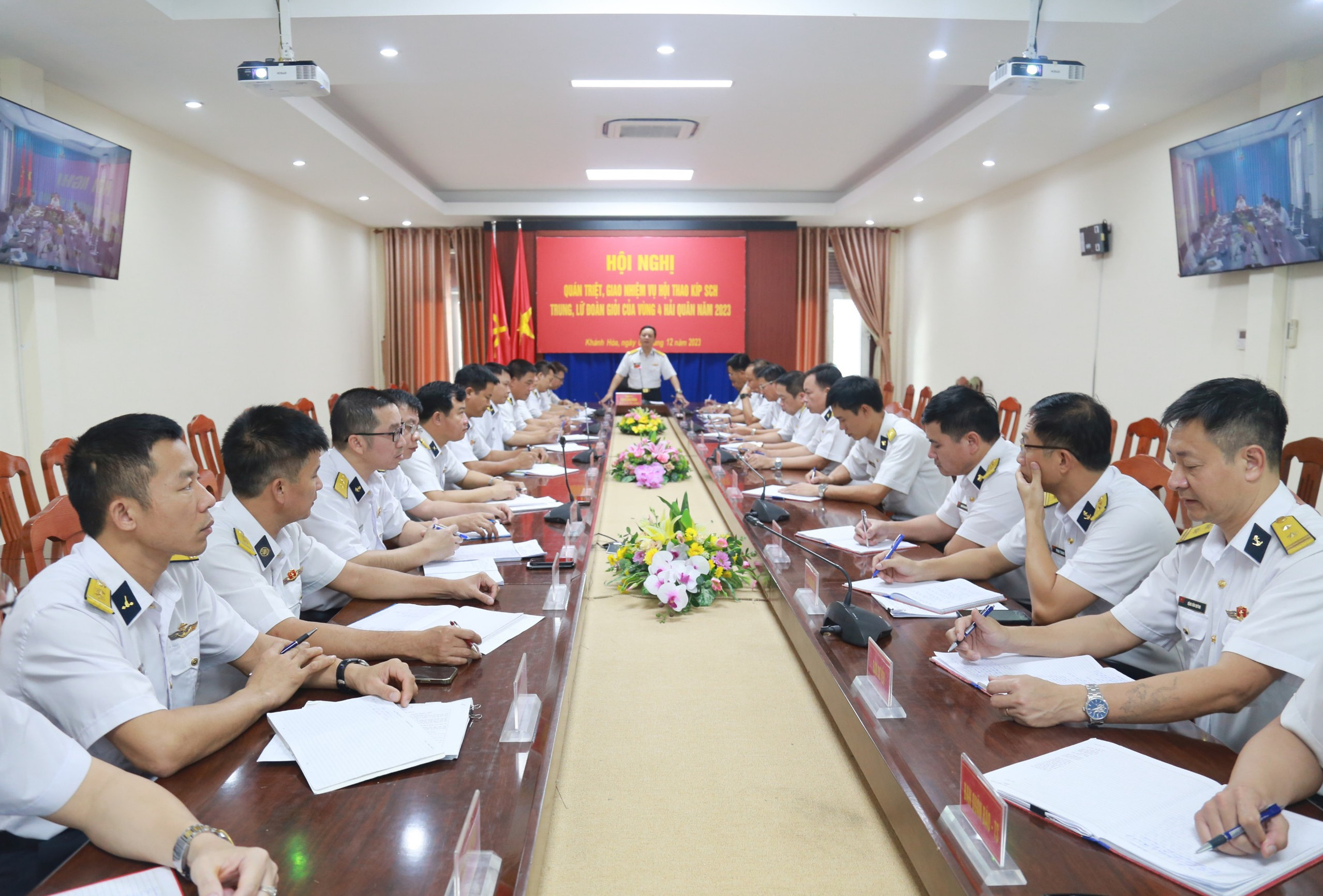 Vùng 4 Hải quân: Quán triệt, giao nhiệm vụ Hội thao Kíp sở chỉ huy trung, lữ đoàn giỏi năm 2023