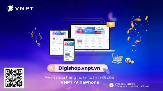 Nhiều tiện ích trên kênh mua hàng online Digishop