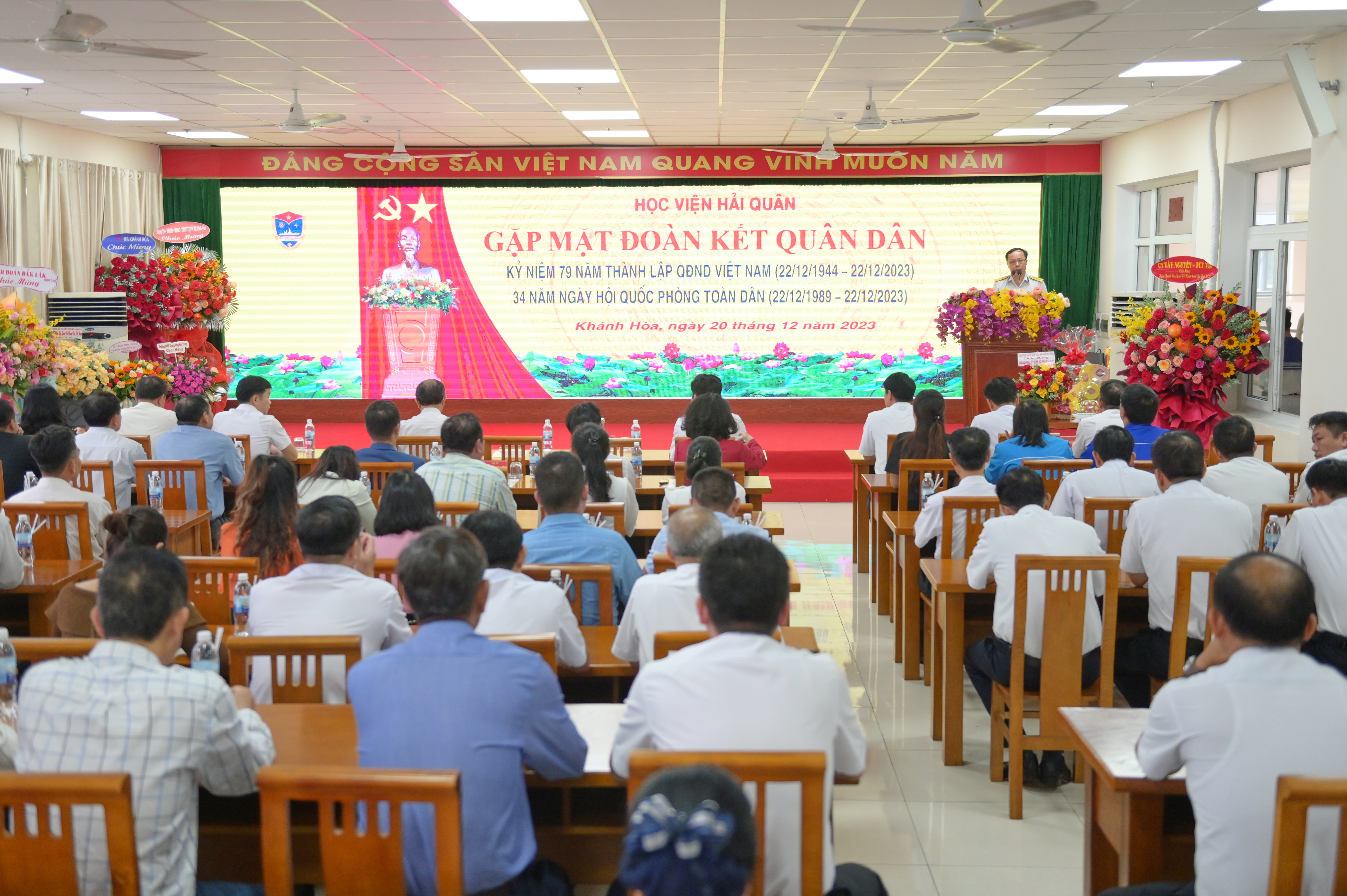 Học viện Hải quân tổ chức Hội nghị gặp mặt đoàn kết quân - dân năm 2023