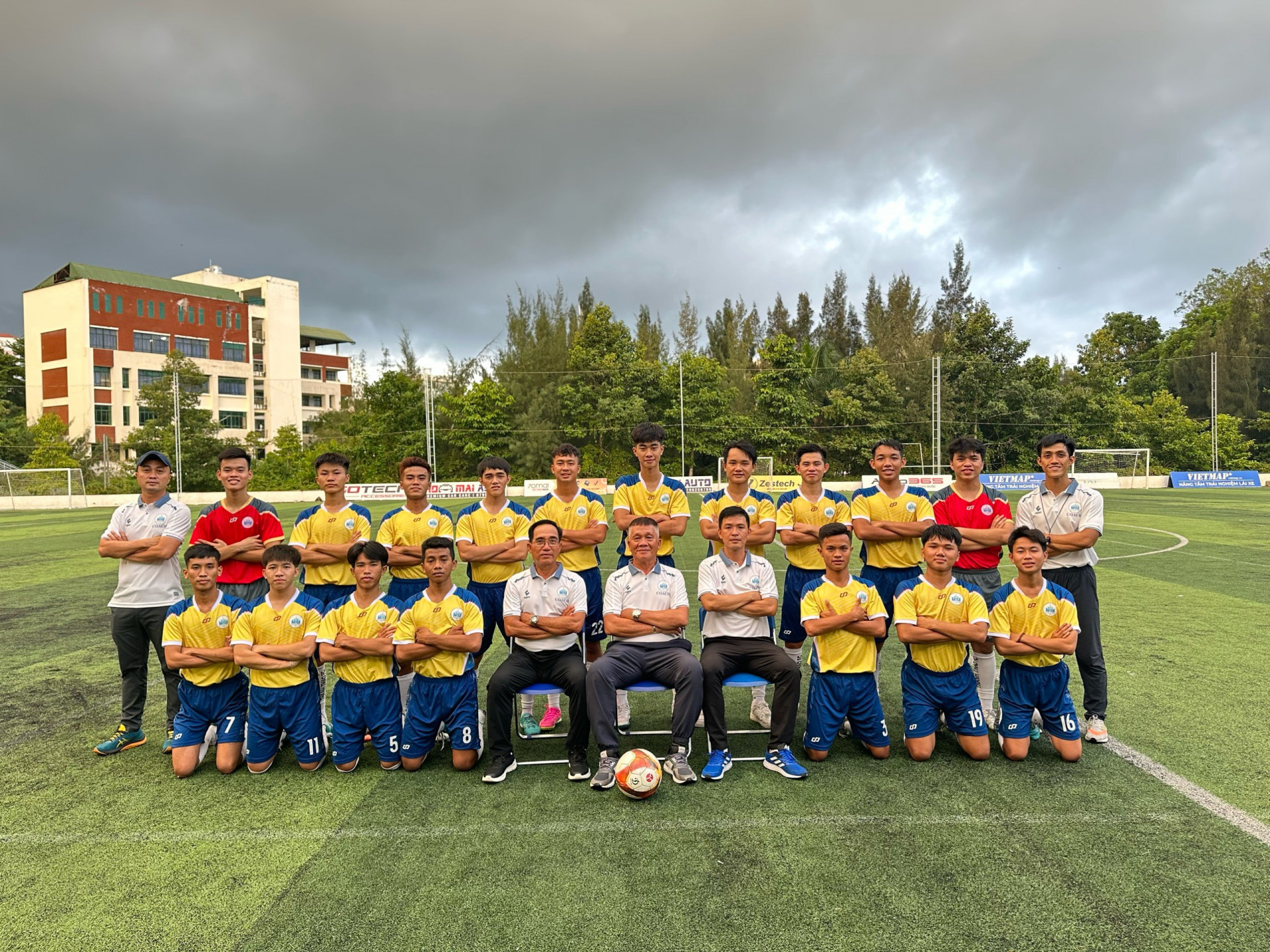 Đội bóng Trường Đại học Nha Trang, đơn vị chủ nhà Vòng chung kết SV Cup 2023 sẵn sàng chinh phục giải đấu.