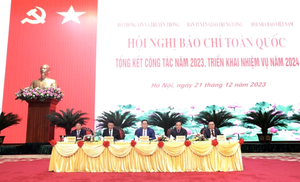 Khai mạc Hội nghị Báo chí toàn quốc tổng kết công tác năm 2023, triển khai nhiệm vụ năm 2024