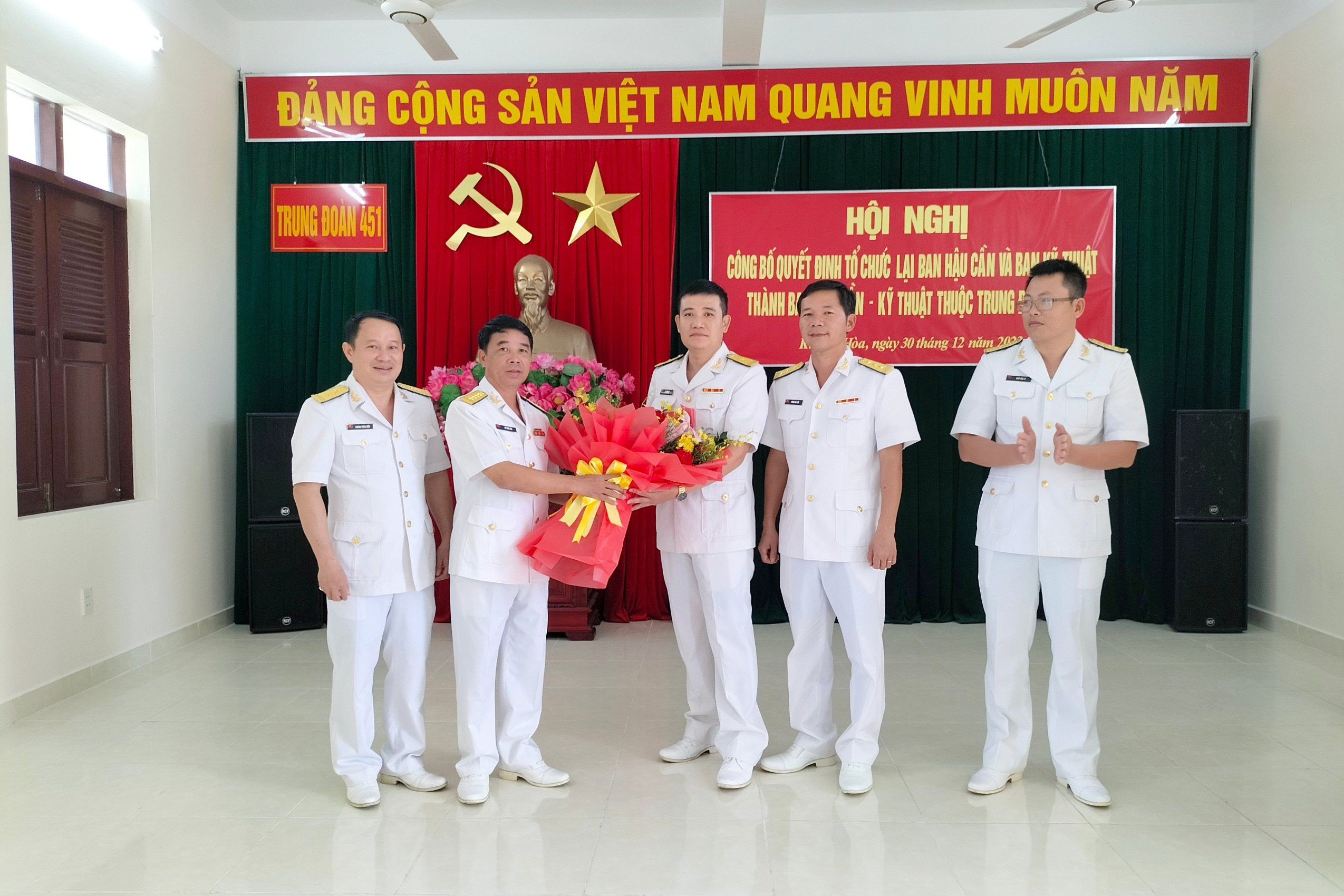 Trung đoàn 451 thành lập Ban Hậu cần - Kỹ thuật