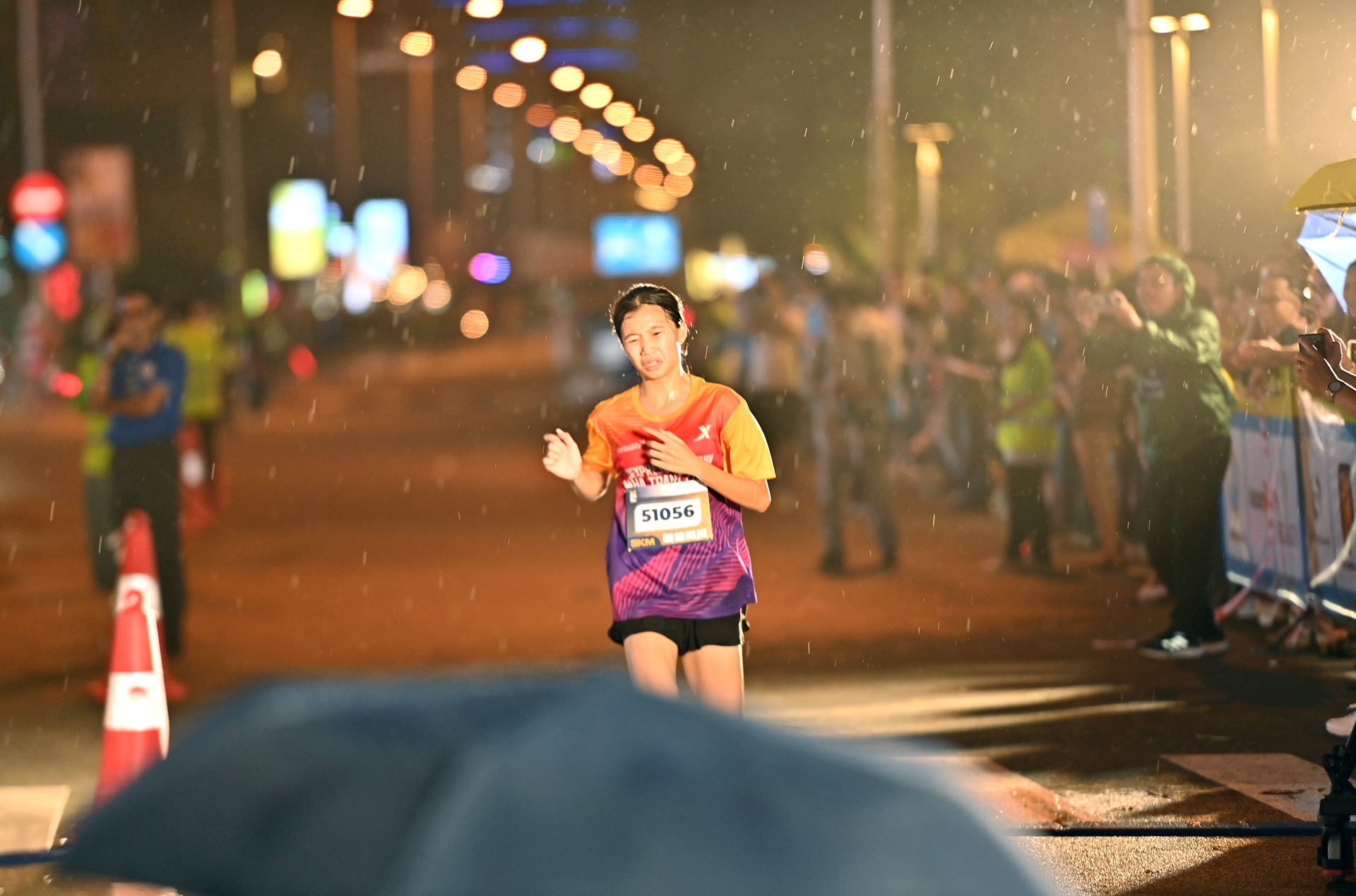 Third-place runner in women’s 5km

