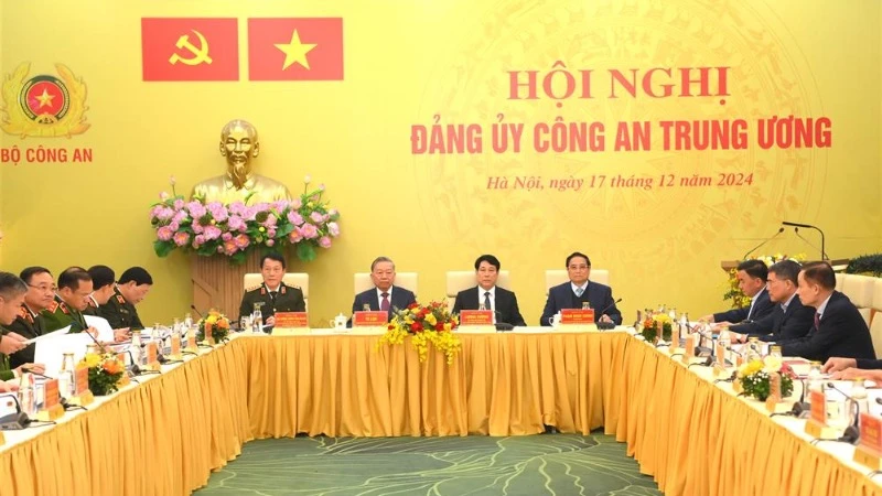 Tổng Bí thư Tô Lâm dự Hội nghị Đảng ủy Công an Trung ương năm 2024
