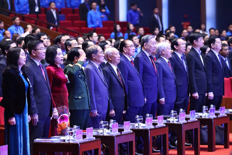 Tổng Bí thư dự phiên trọng thể Đại hội IX Hội Liên hiệp Thanh niên Việt Nam