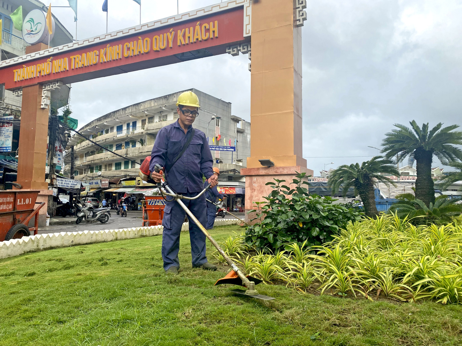 Chỉnh trang đô thị tại khu vực chợ Đầm. 