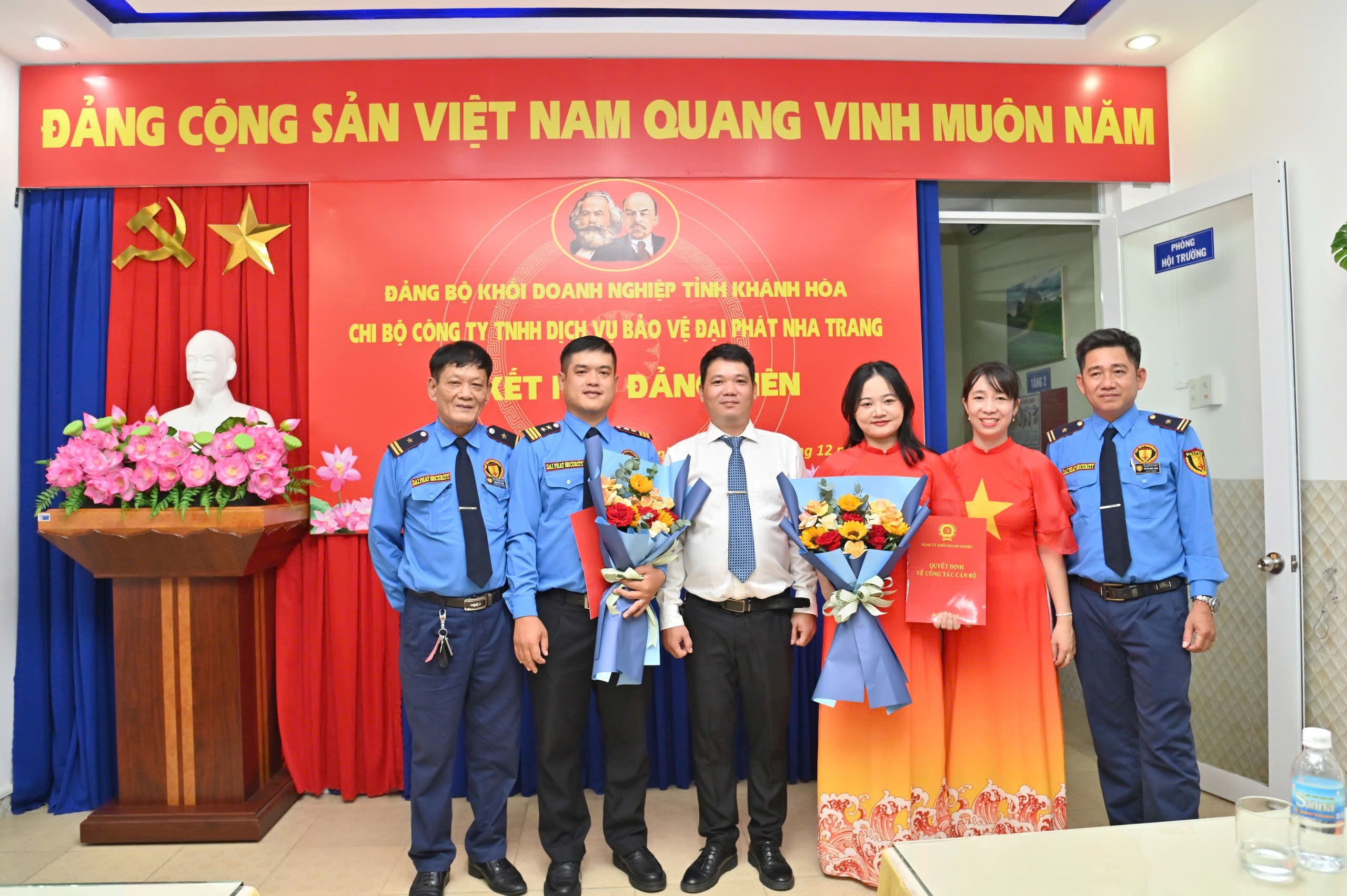 Chi bộ Công ty TNHH Dịch vụ Bảo vệ Đại Phát Nha Trang: Điểm sáng trong phát triển đảng viên ở đơn vị kinh tế tư nhân