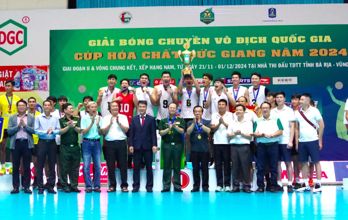 Sanest Khánh Hòa giành á quân Giải bóng chuyền vô địch quốc gia 2024