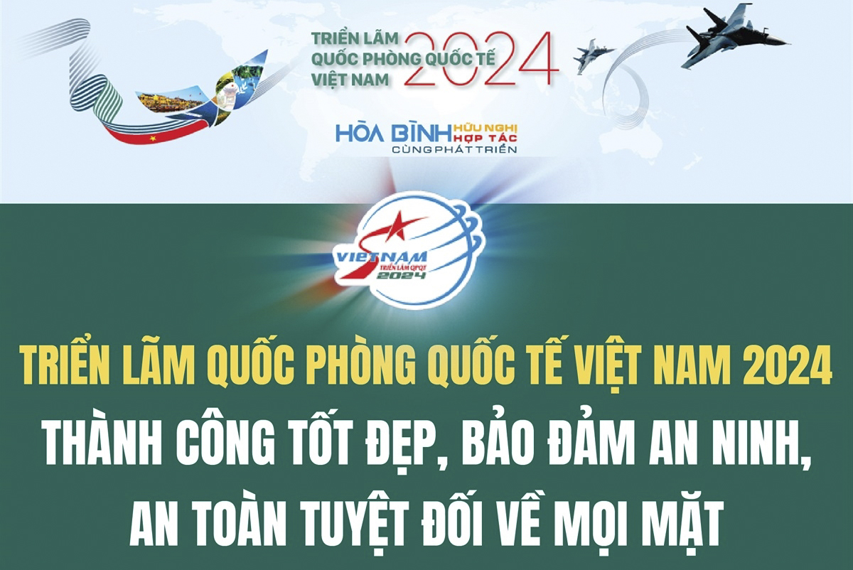 Triển lãm Quốc phòng quốc tế Việt Nam 2024 thành công tốt đẹp, bảo đảm an ninh, an toàn tuyệt đối về mọi mặt