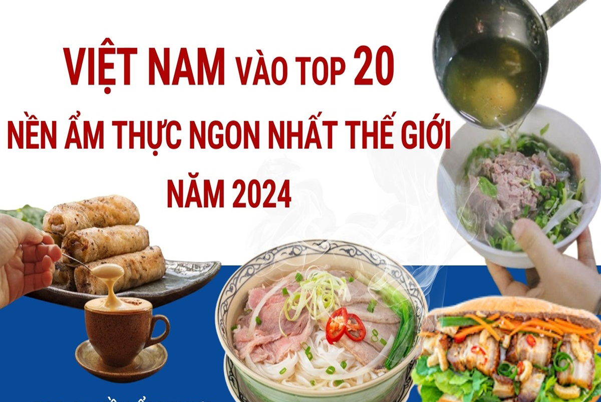 Việt Nam vào top 20 nền ẩm thực ngon nhất thế giới