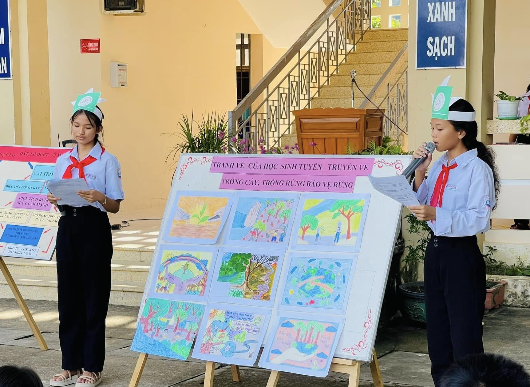 Học sinh góp sức bảo vệ rừng