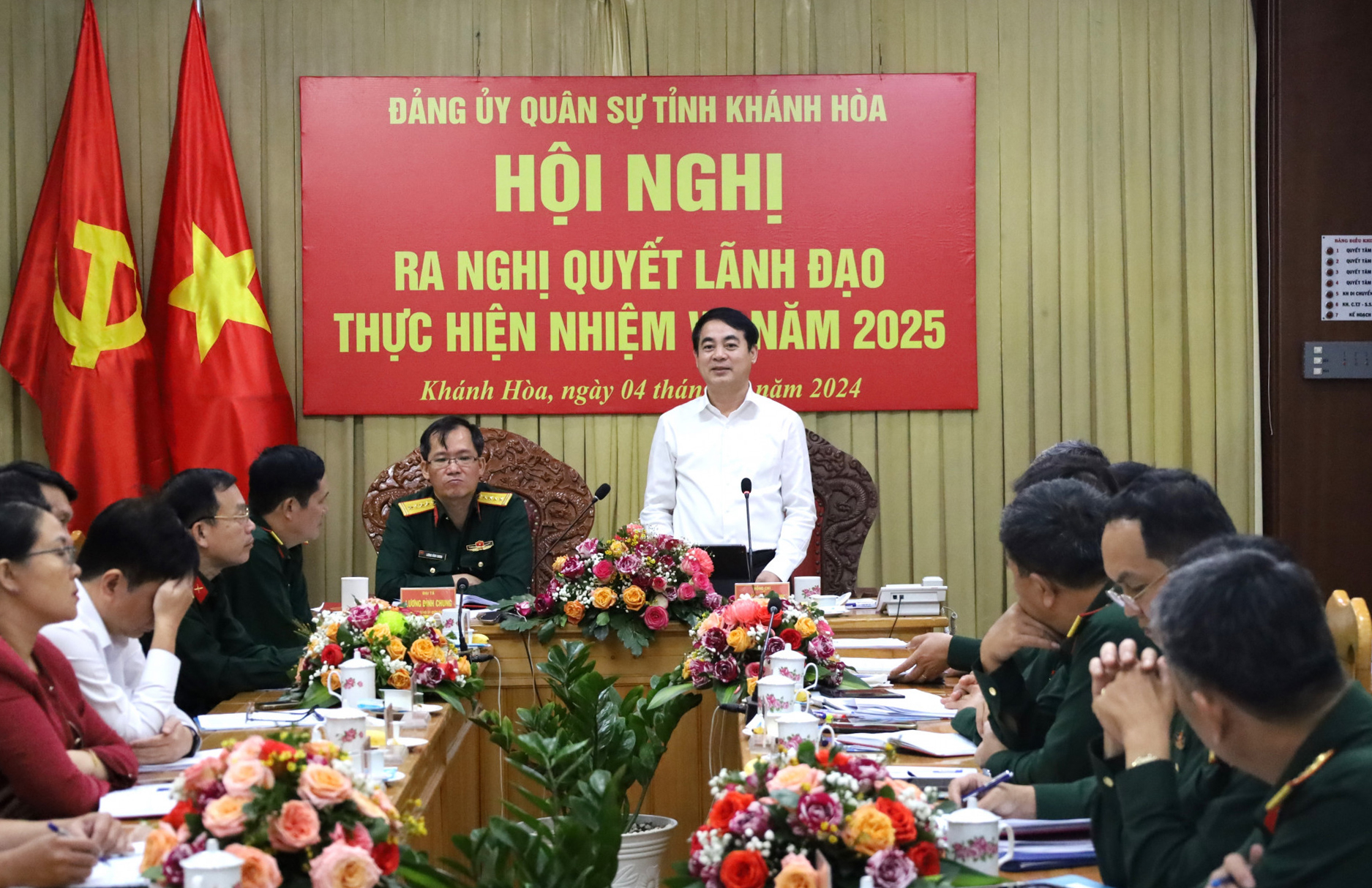 Đảng ủy Quân sự tỉnh Khánh Hòa ra nghị quyết lãnh đạo nhiệm vụ quốc phòng, quân sự năm 2025