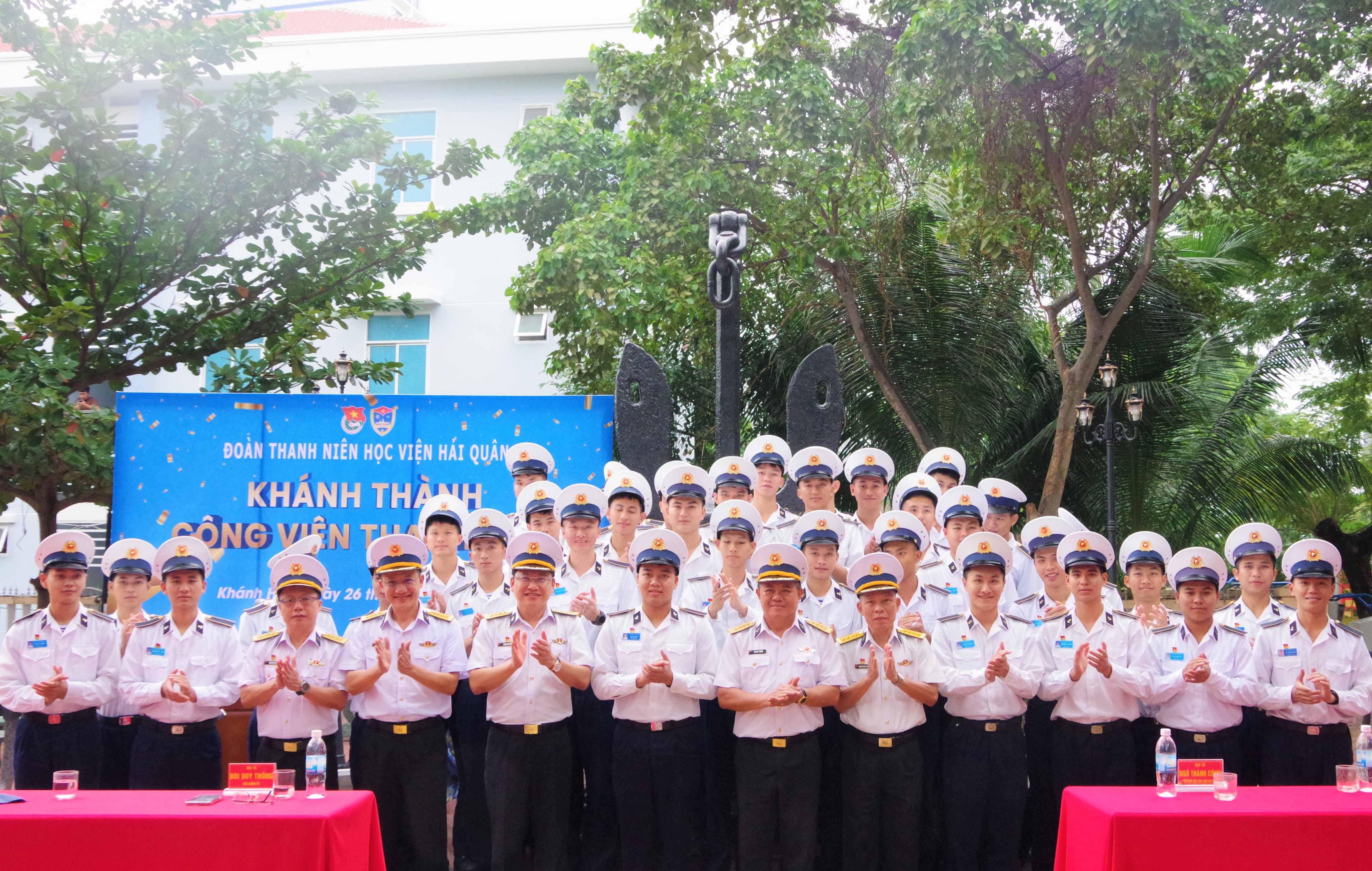 Học viện Hải quân khánh thành “Công viên Thanh niên”