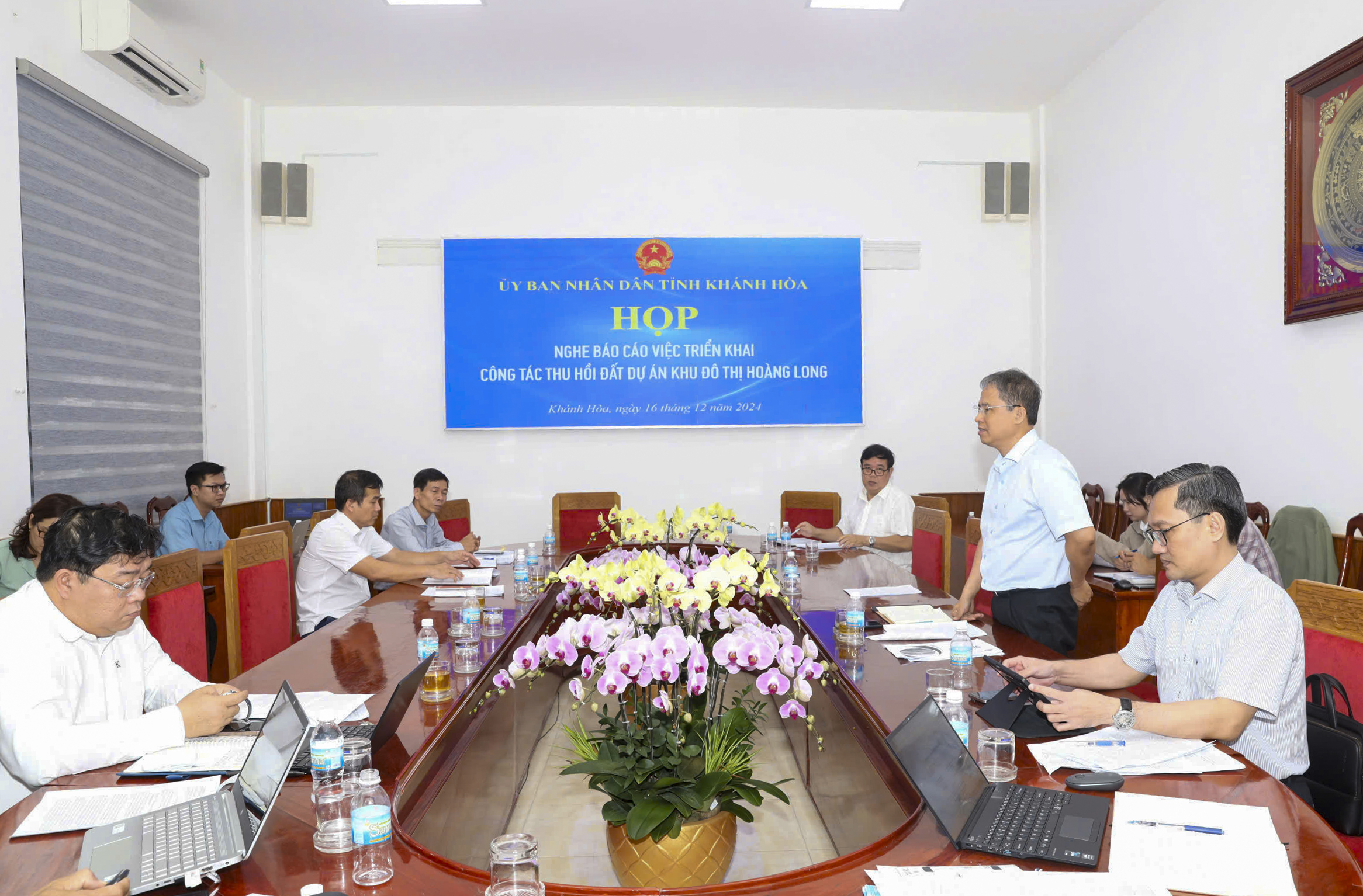 Rà soát tiến độ thu hồi đất dự án Khu đô thị Hoàng Long