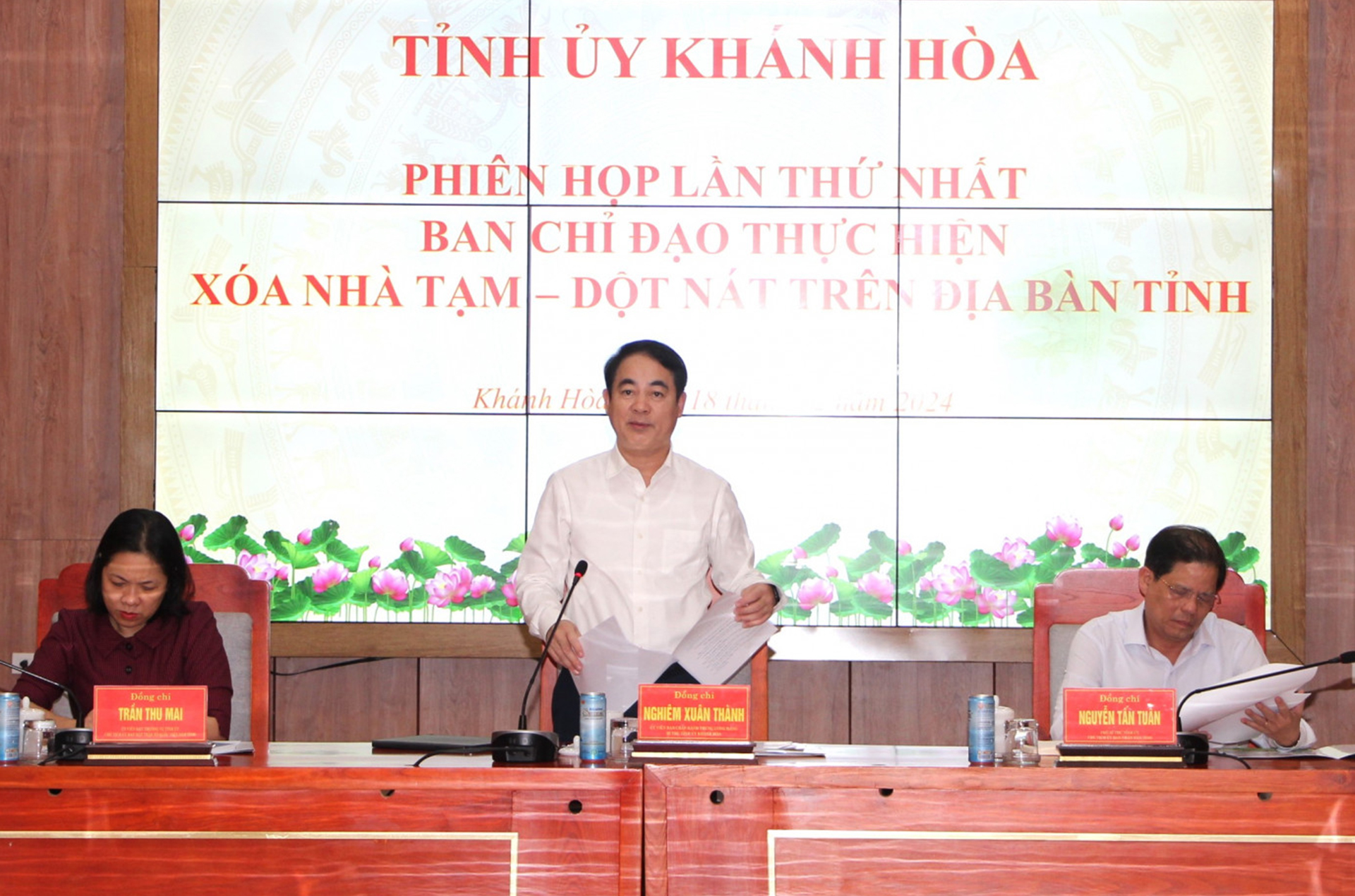 Phiên họp lần thứ nhất Ban Chỉ đạo thực hiện xóa nhà tạm, nhà dột nát trên địa bàn tỉnh