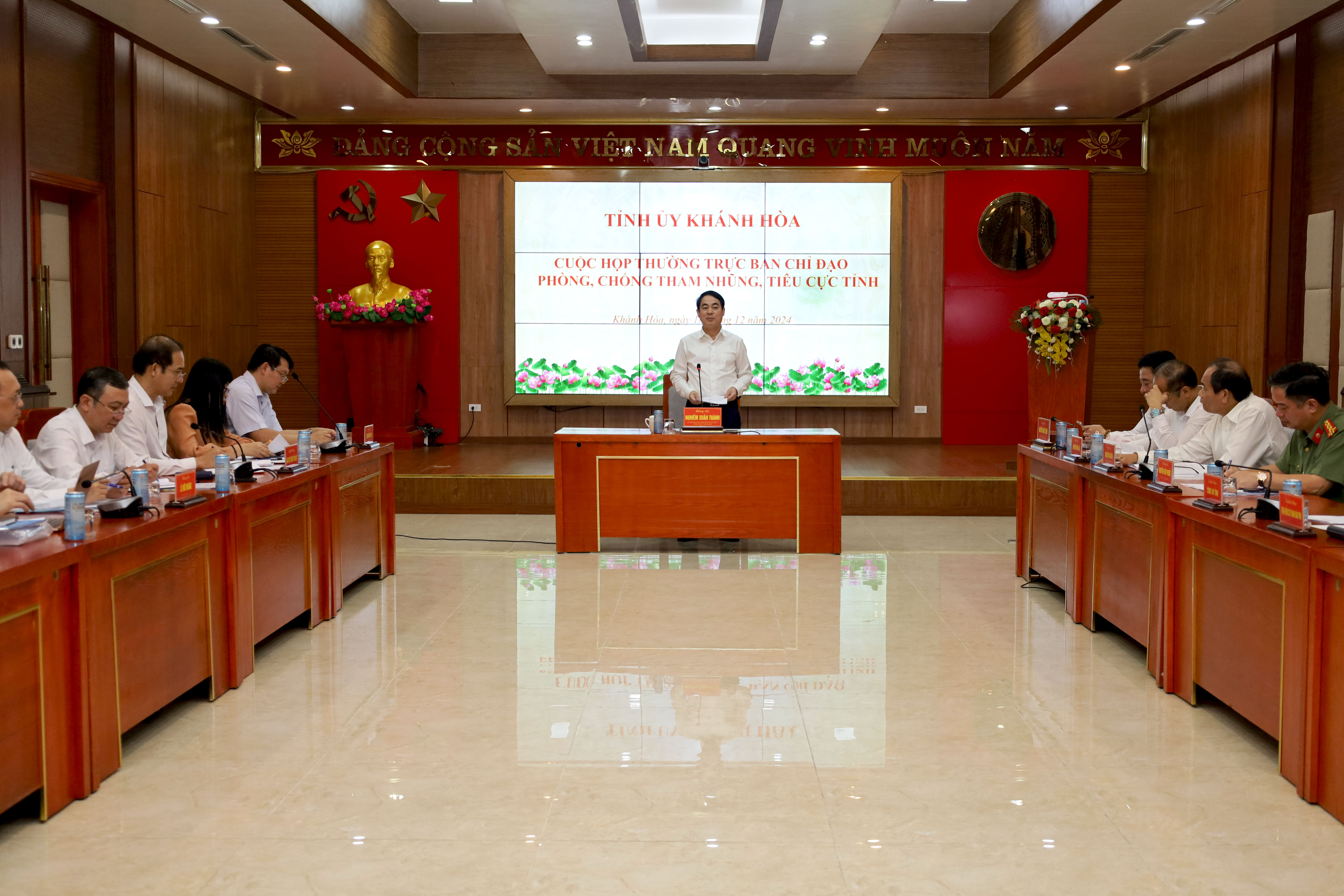 Họp Thường trực Ban Chỉ đạo Phòng, chống tham nhũng, tiêu cực tỉnh