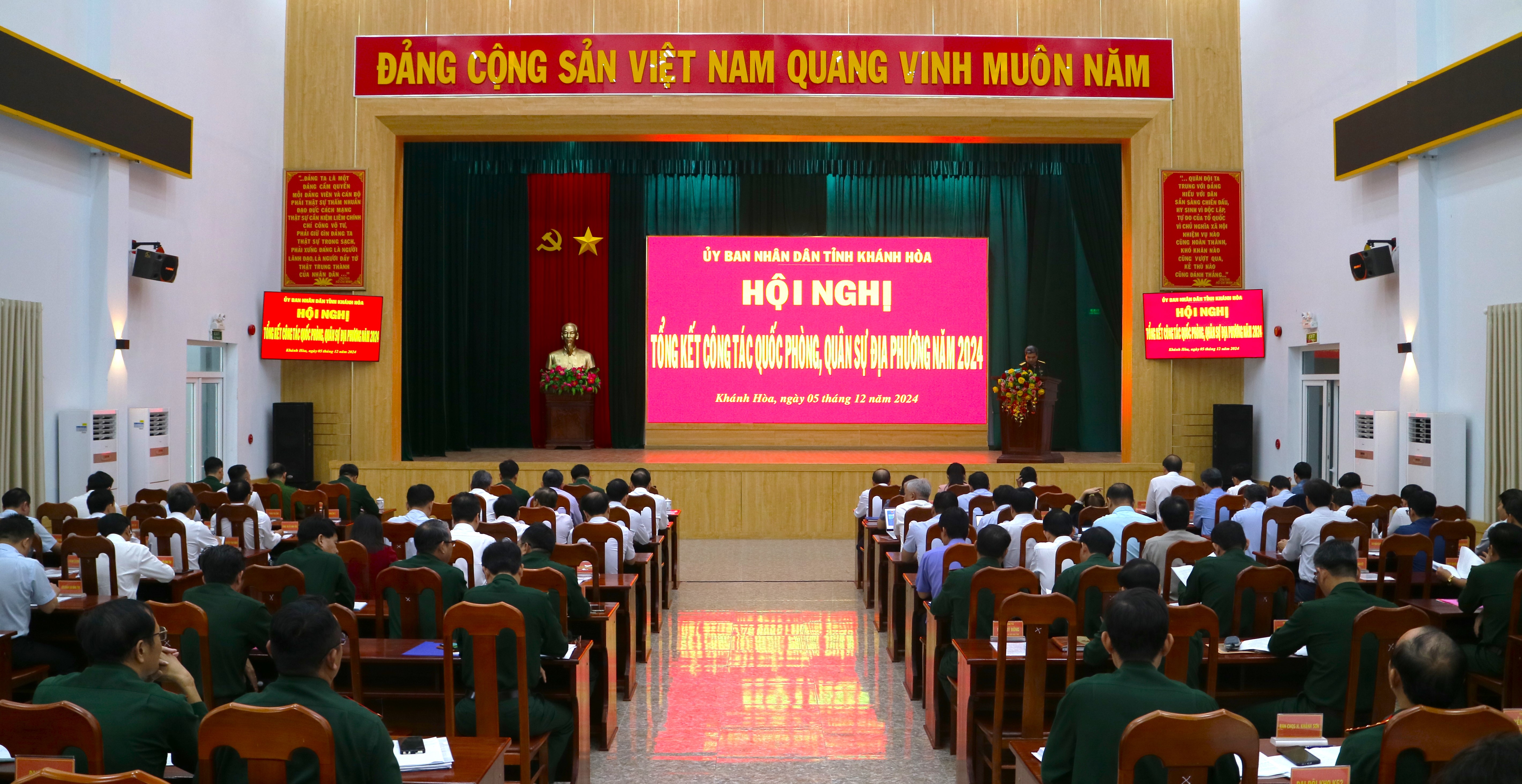 VIDEO: Hội nghị tổng kết công tác quốc phòng, quân sự địa phương 2024