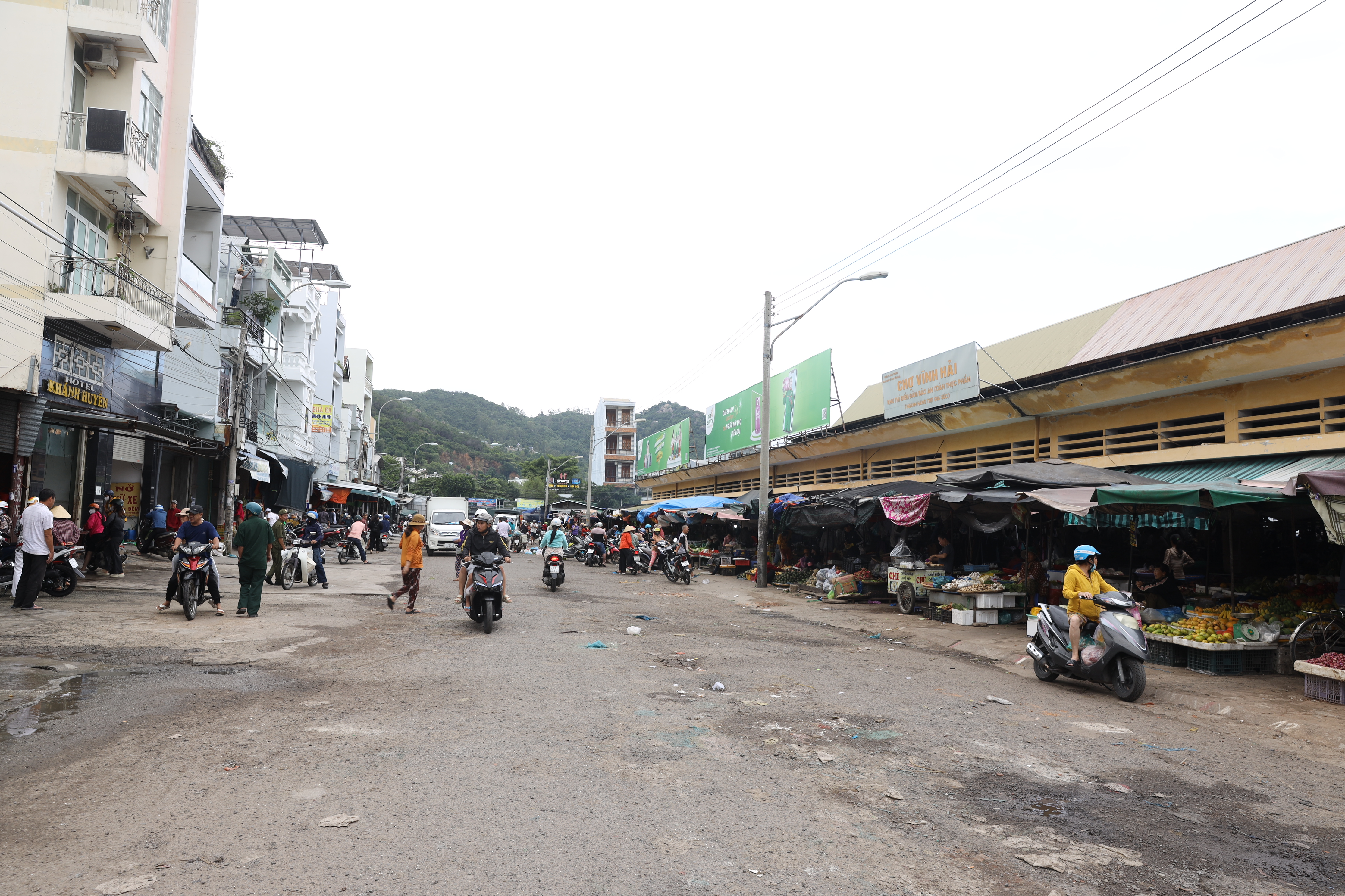 Chợ Vĩnh Hải đã thông thoáng       