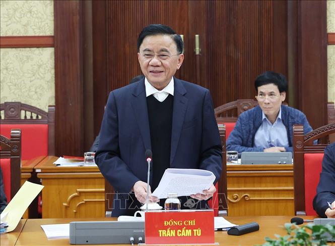 Thường trực Ban Bí thư làm việc với các cơ quan, Ban Đảng về tổng kết Nghị quyết 18