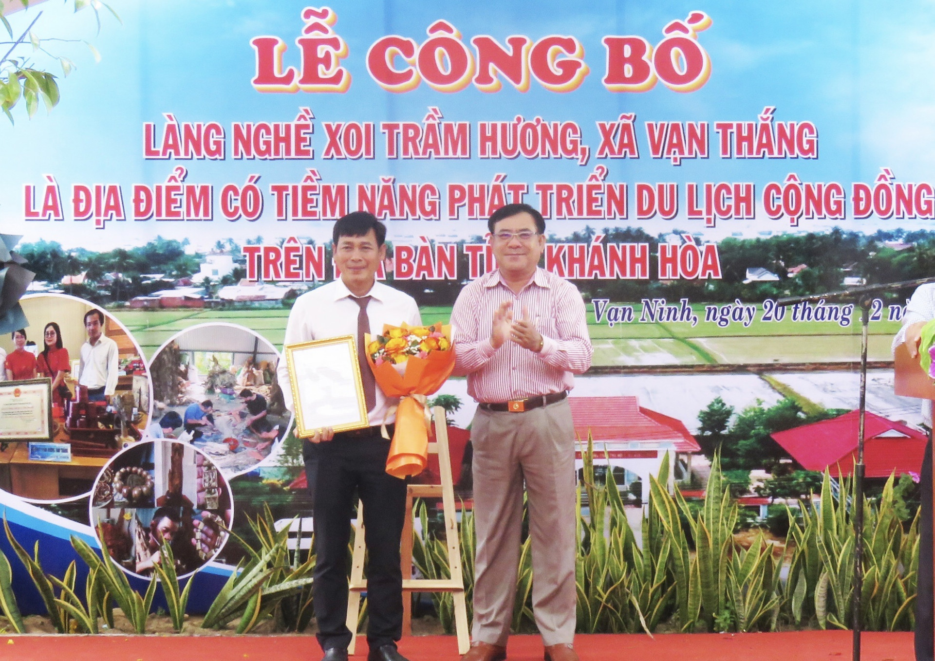 Vạn Ninh: Công bố làng nghề xoi trầm hương ở Vạn Thắng có tiềm năng phát triển du lịch cộng đồng