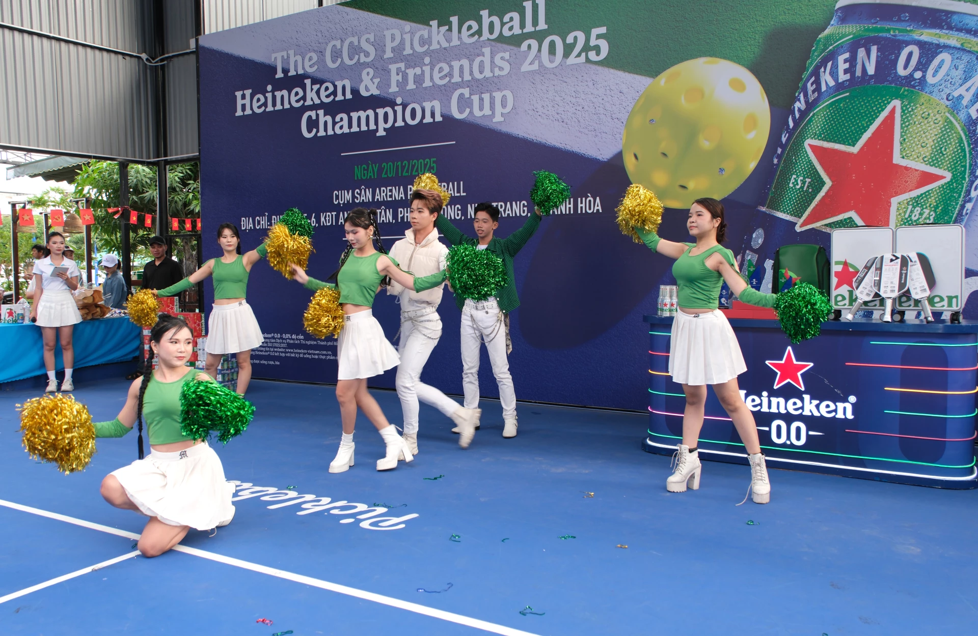 Tiếc mục văn nghệ chào mừng giải đấu