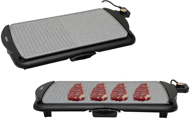 Khi lau chùi và vệ sinh bếp nướng điện thì tuyệt đối không được để nước vào bộ phận tiếp điện của bếp.