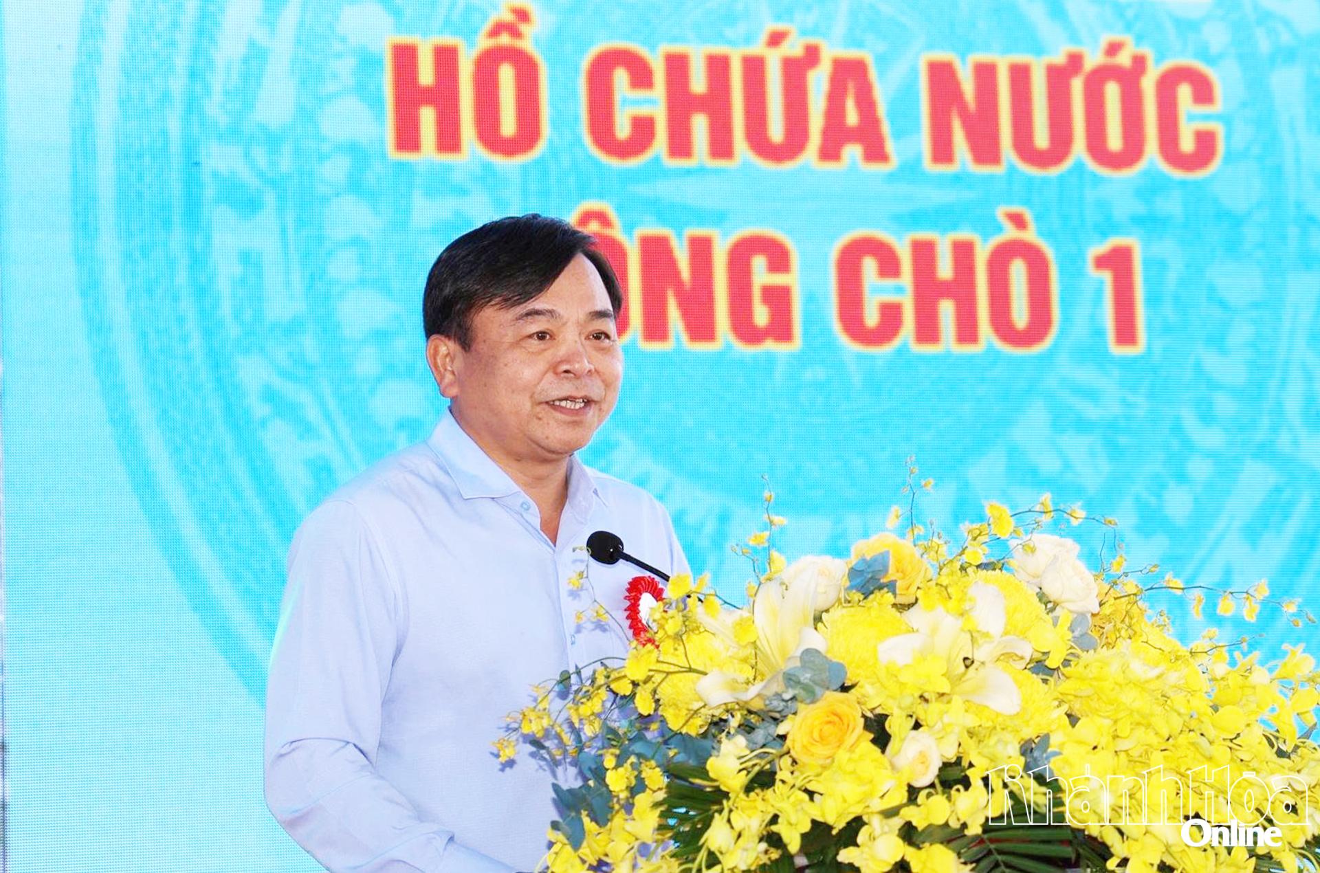 Thứ trưởng Nguyễn Hoàng Hiệp phát biểu tại lễ khánh thành.