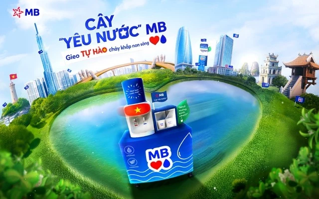 MB khởi động chương trình “Cây Yêu Nước” trên 300 chi nhánh của MB, mang nguồn nước sạch phục vụ người dân hằng ngày