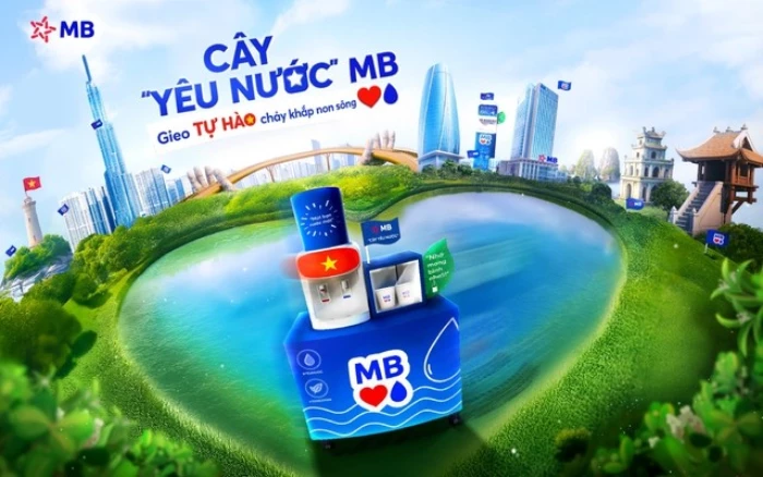 “Cây Yêu Nước” phủ xanh hơn 300 chi nhánh MB: Gieo tự hào chảy khắp non sông