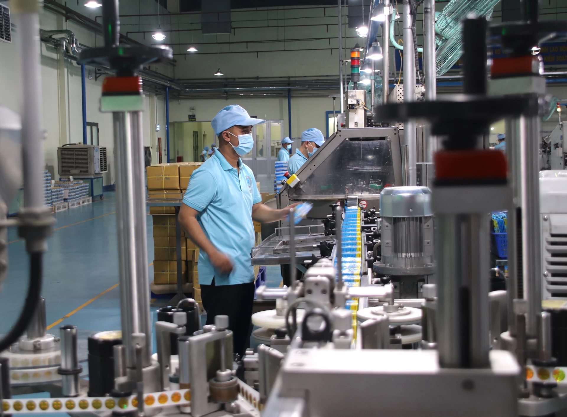 Production line of Khanh Hoa Salanganes Nest Soft Drink Joint Stock Company