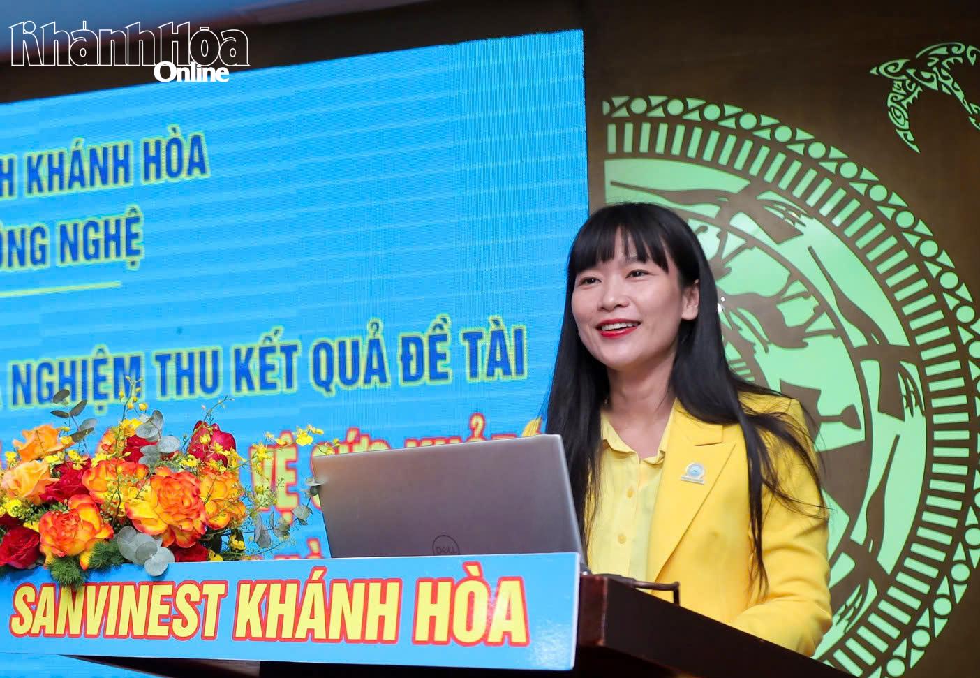 Bà Trịnh Thị Hồng Vân - Chủ tịch Hội đồng thành viên Công ty TNHH Nhà nước Một thành viên Yến sào Khánh Hòa, Chủ tịch Hội Phụ nữ công ty