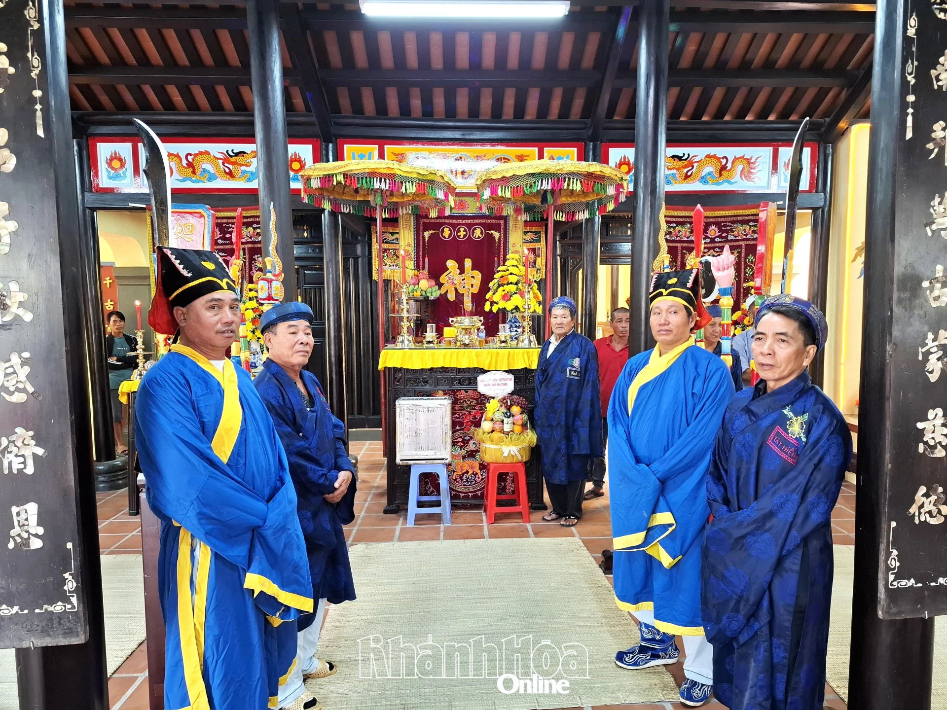 Inside Truong Dong Communal House