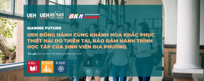 Đại học Kinh tế Thành phố Hồ Chí Minh đồng hành với tỉnh Khánh Hòa khắc phục hậu quả mưa lũ