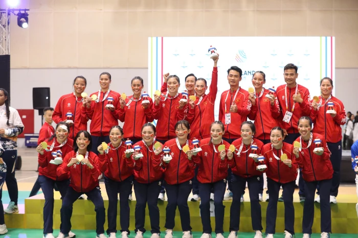 Ngày thi đấu 17-12 SEA Games 33: 
Đoàn thể thao Việt Nam gặt hái 16 huy chương vàng
