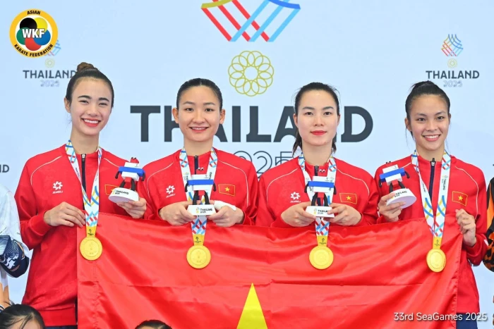 Đoàn thể thao Việt Nam giành 5 huy chương vàng ngày thi đấu 14-12