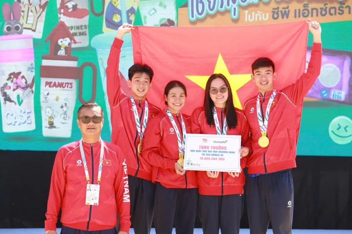 SEA Games 33: Đoàn thể thao Việt Nam xếp thứ ba toàn đoàn