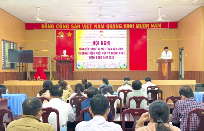 Mặt trận phường Đông Ninh Hòa xây mới 4 nhà Đại đoàn kết cho hộ khó khăn