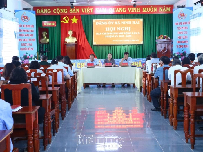Hội nghị Ban Chấp hành Đảng bộ xã Ninh Hải lần thứ 3, nhiệm kỳ 2025 - 2030