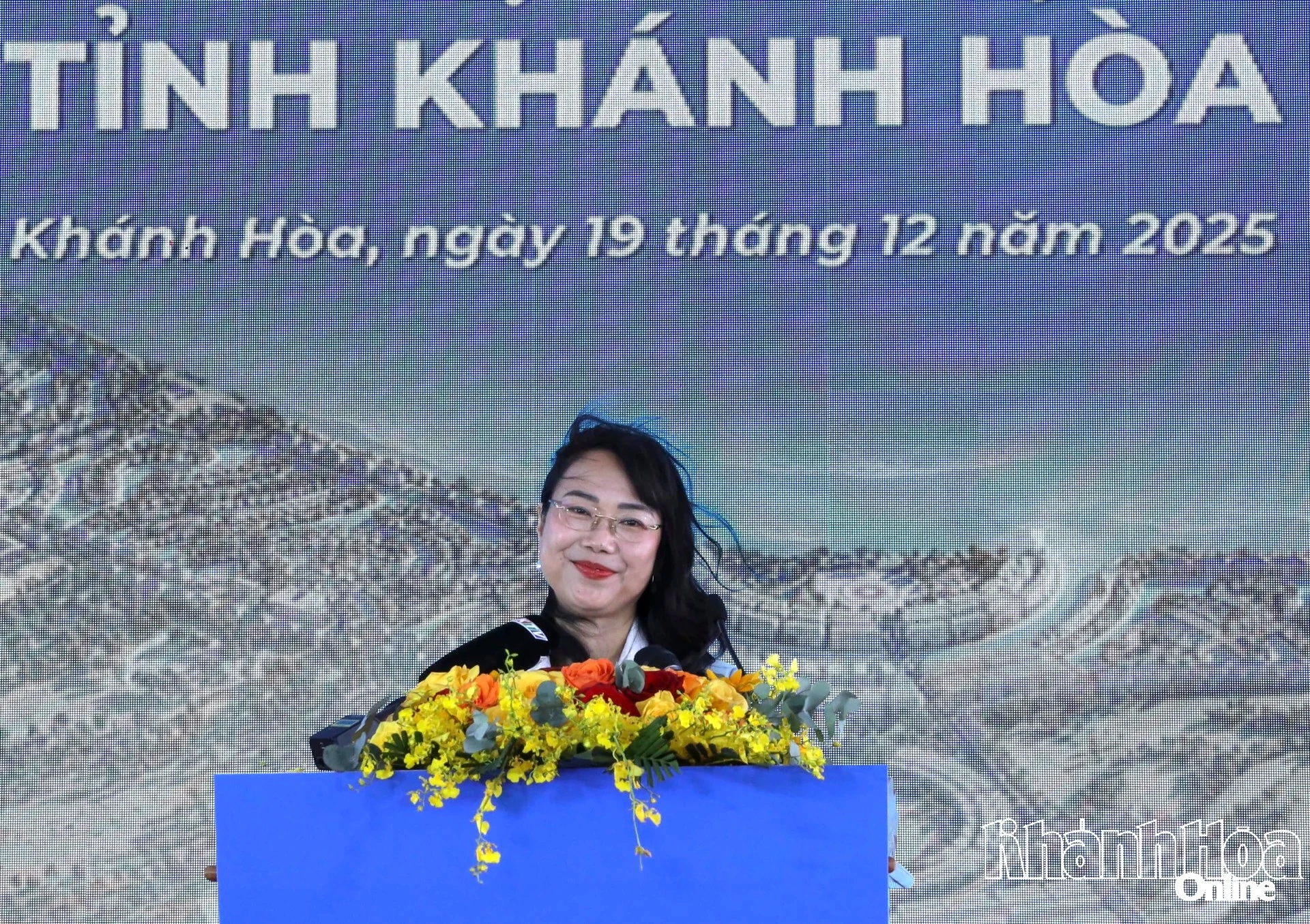 Le Mai Lan – Vice-President of VinGroup speaking at the ceremony

