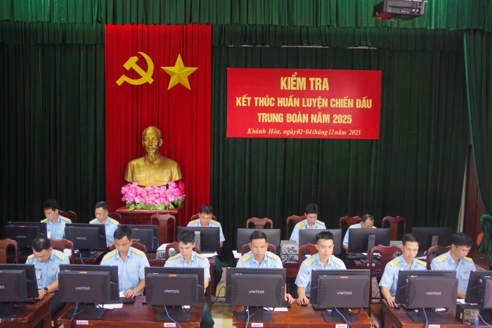 Trung đoàn 292, Sư đoàn Phòng không 377 kiểm tra kết thúc huấn luyện chiến đấu năm 2025