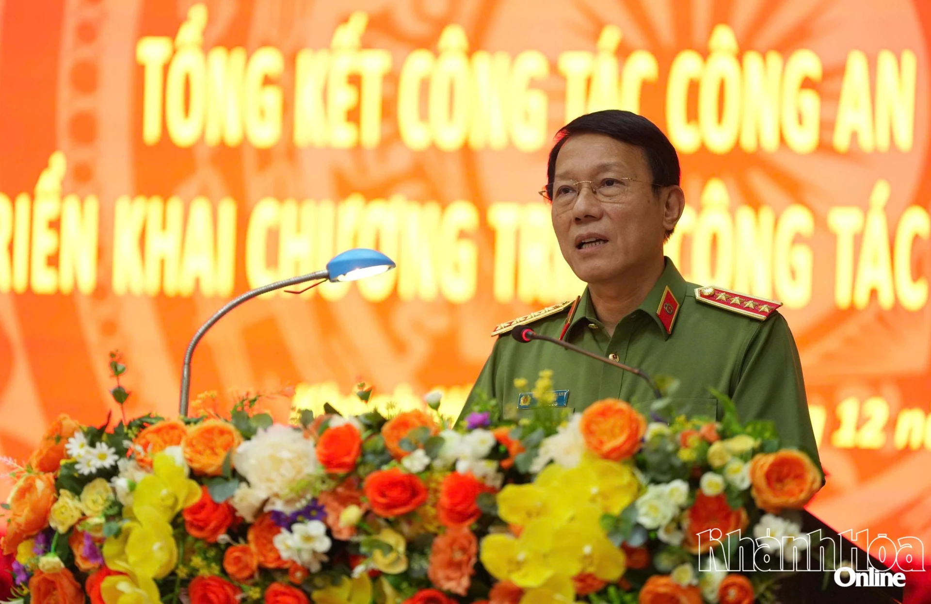 Đại tướng Lương Tam Quang phát biểu chỉ đạo hội nghị