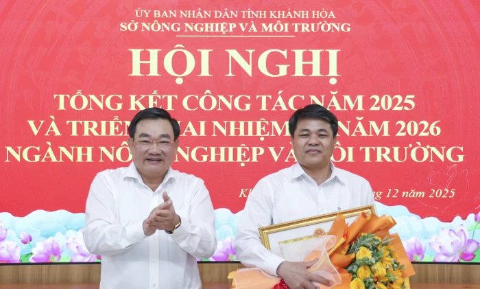 Sở Nông nghiệp và Môi trường tổng kết công tác năm 2025 và triển khai nhiệm vụ năm 2026