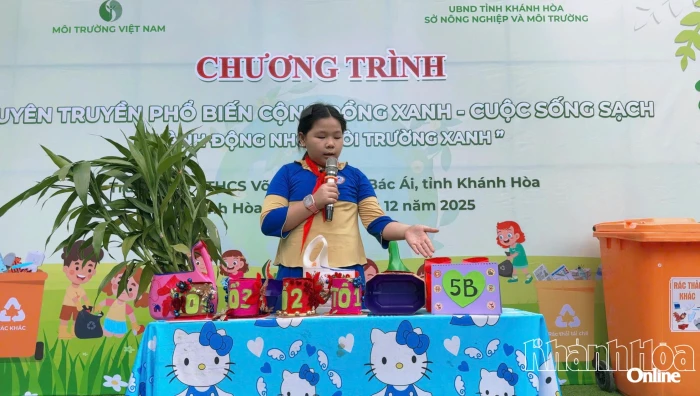 Triển khai thí điểm mô hình “Cộng đồng xanh - Cuộc sống xanh” tại trường học