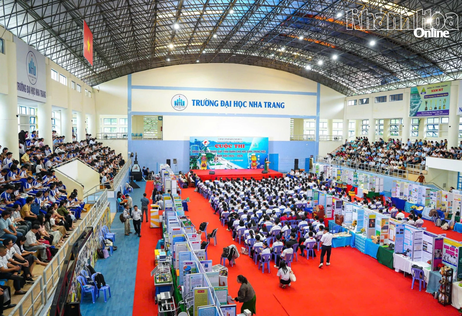 Quang cảnh địa điểm tổ chức cuộc thi.