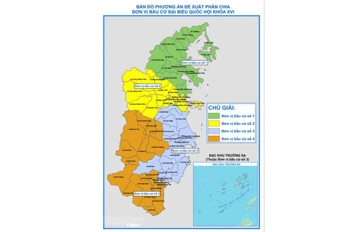 Khánh Hòa có 4 đơn vị bầu cử đại biểu Quốc hội, 19 đơn vị bầu cử đại biểu HĐND tỉnh nhiệm kỳ 2026 - 2031