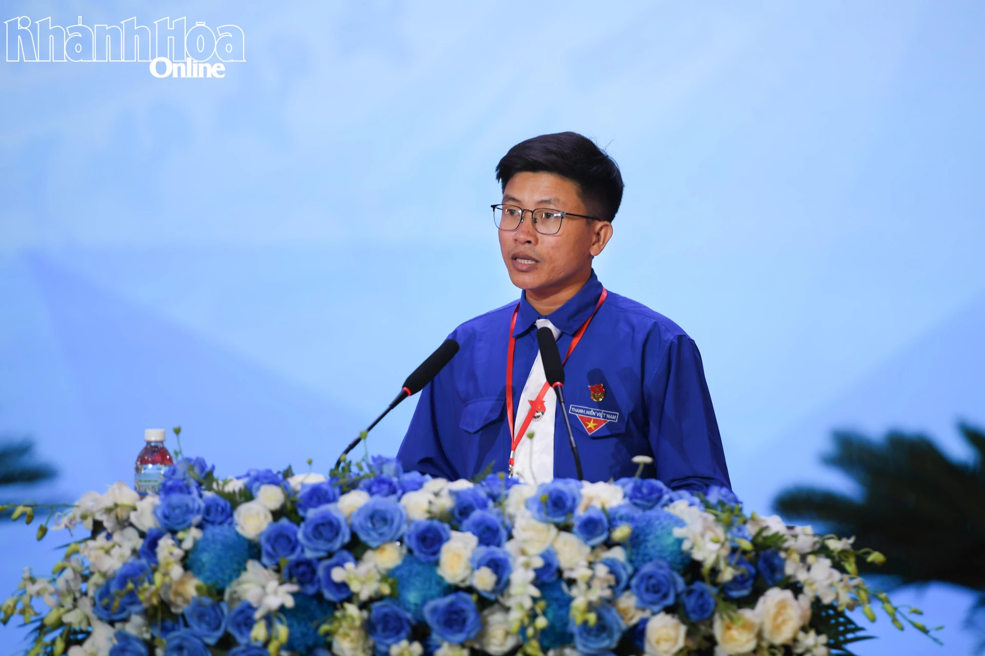 Đại diện Đoàn phường Phan Rang tham luận tại đại hội.