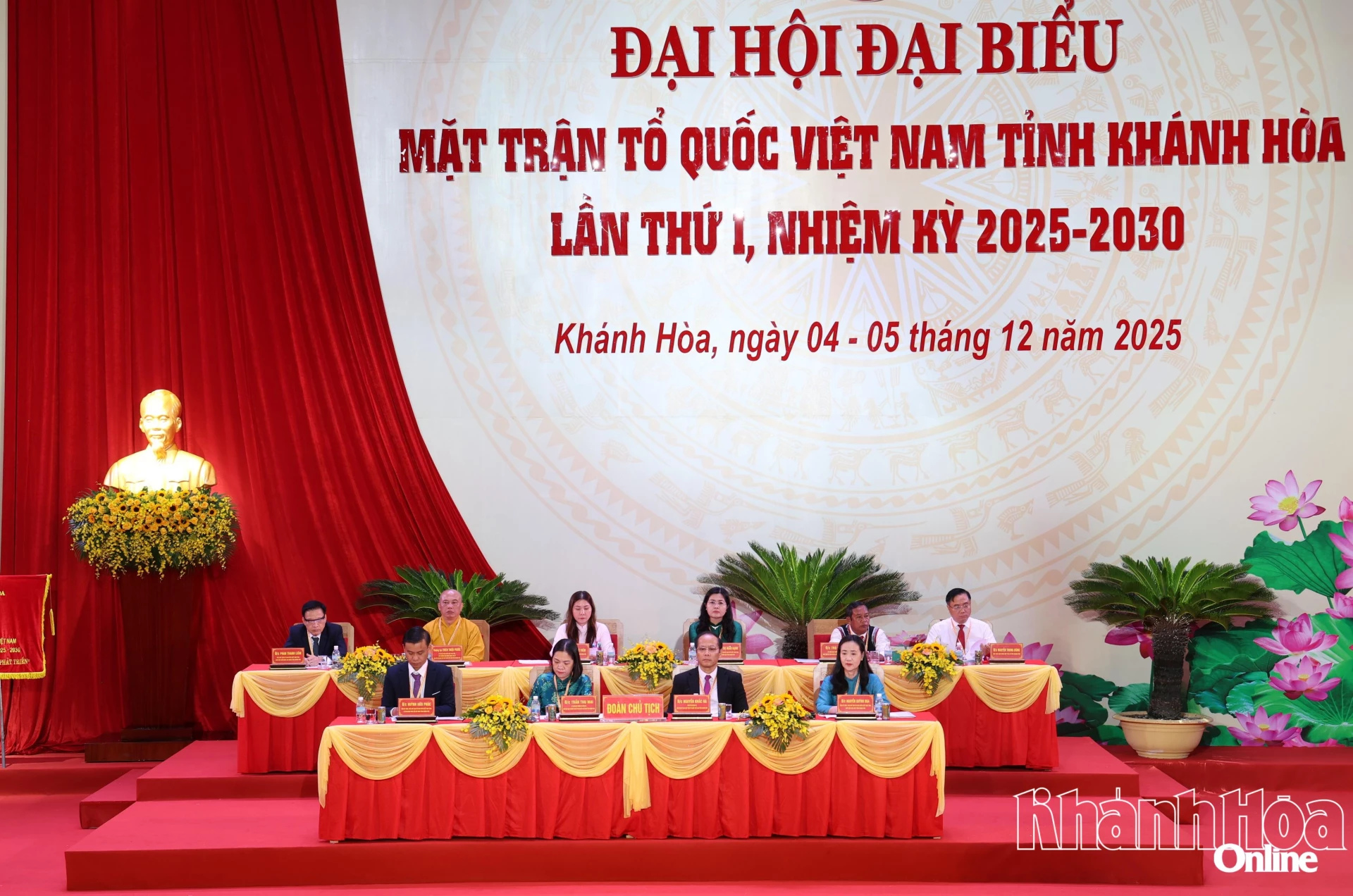 Phiên thứ nhất Đại hội đại biểu MTTQ Việt Nam tỉnh Khánh Hòa lần thứ I, nhiệm kỳ 2025 - 2030