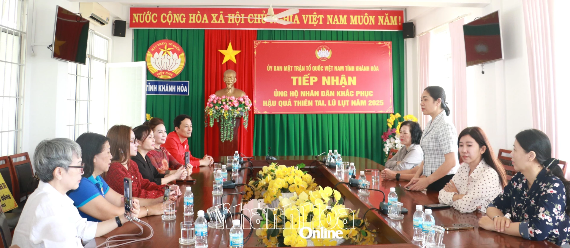 Đồng chí Trần Thu Mai cảm ơn sự hỗ trợ của Đảng bộ, chính quyền và Nhân dân tỉnh Hưng Yên