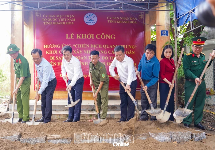 Triển khai "Chiến dịch Quang Trung", khởi công xây nhà tặng người dân bị thiệt hại do thiên tai