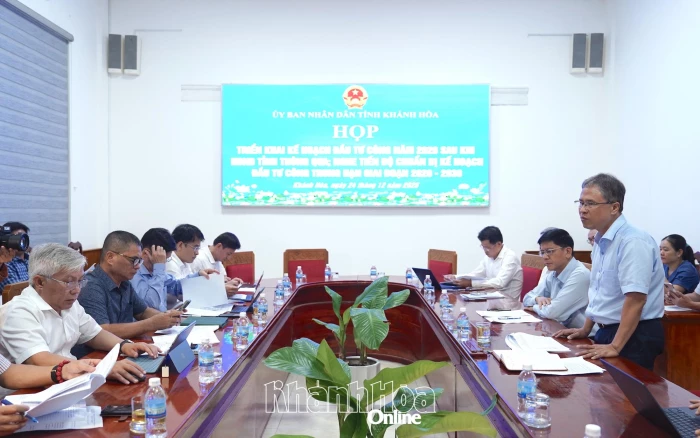 Khẩn trương xây dựng kế hoạch giải ngân vốn đầu tư công năm 2026